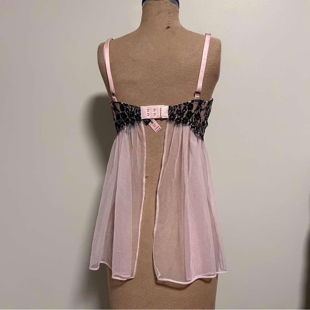 NWT Victoria Secret Sheer Baby Doll - Picture 2 of 5